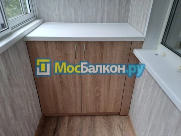 Шкаф на балкон купить в Красногорске на заказ недорого от МосБалкон