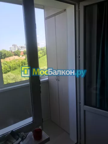 Шкаф на балкон купить в Красногорске на заказ недорого от МосБалкон