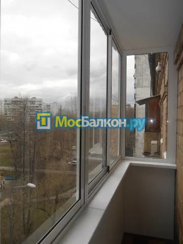 Холодное остекление лоджий алюминиевым профилем в Красногорске по доступным ценам | МосБалкон