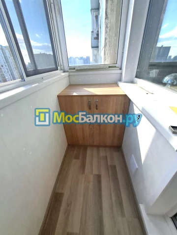 Шкаф на балкон купить в Красногорске на заказ недорого от МосБалкон