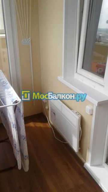 Отделка балкона и лоджии пластиковыми ПВХ панелями в Красногорске от компании МосБалкон