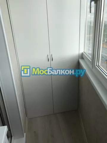 Шкаф на балкон купить в Красногорске на заказ недорого от МосБалкон