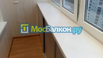 Шкаф на балкон купить в Красногорске на заказ недорого от МосБалкон
