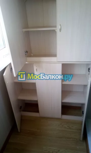 Шкаф на балкон купить в Красногорске на заказ недорого от МосБалкон