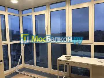 Отделка балкона и лоджии пластиковыми ПВХ панелями в Красногорске от компании МосБалкон