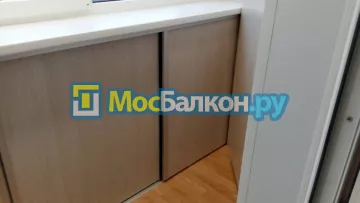 Шкаф на балкон купить в Красногорске на заказ недорого от МосБалкон