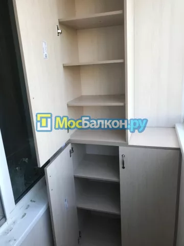Шкаф на балкон купить в Красногорске на заказ недорого от МосБалкон