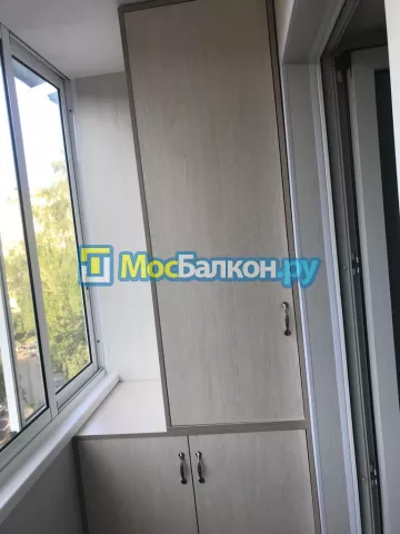 Шкаф на балкон купить в Красногорске на заказ недорого от МосБалкон