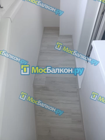 Отделка балкона и лоджии пластиковыми ПВХ панелями в Красногорске от компании МосБалкон