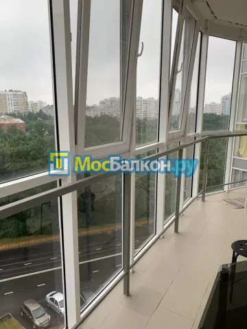 Отделка балкона и лоджии пластиковыми ПВХ панелями в Красногорске от компании МосБалкон