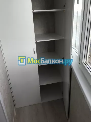 Шкаф на балкон купить в Красногорске на заказ недорого от МосБалкон