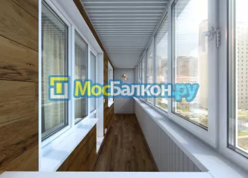 Отделка балконов в Красногорске | Отделка балконов и лоджий и обшивка под ключ в МосБалкон