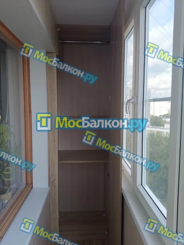 Шкаф на балкон купить в Красногорске на заказ недорого от МосБалкон