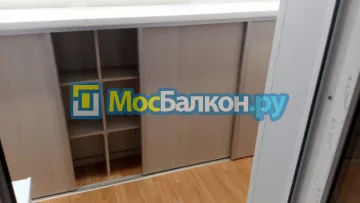 Шкаф на балкон купить в Красногорске на заказ недорого от МосБалкон