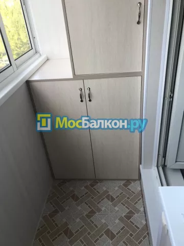 Шкаф на балкон купить в Красногорске на заказ недорого от МосБалкон