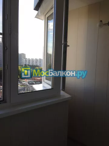Отделка балкона и лоджии пластиковыми ПВХ панелями в Красногорске от компании МосБалкон