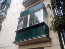 Вынос остекления